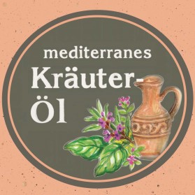 Mediterranes Kräuteröl von der Ölmühle Garting aus Bayern